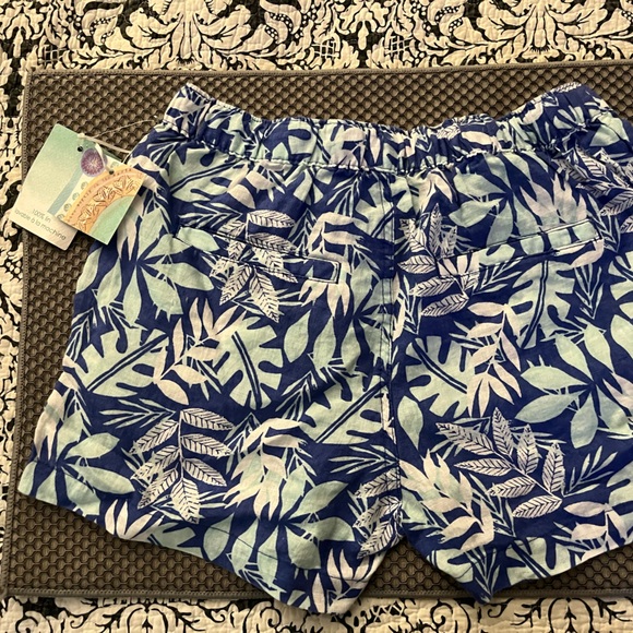 NWT Singred Olsen Linen drawstring shorts S - Picture 4 of 5